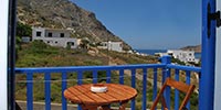 Rooms in Sifnos with sea views